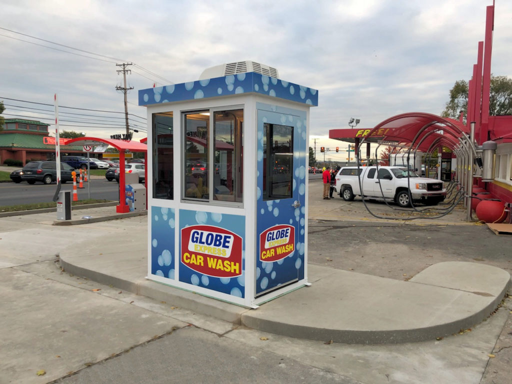 Car Wash Cashier Booth Guard Booth, Security Booth, Prefab Portable